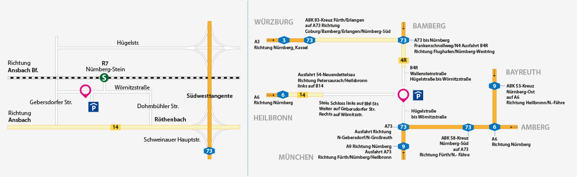 Crolll - Anfahrt